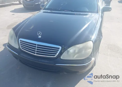 2002 Mercedes-Benz S 430 z USA, uszkodzony, nr VIN WDBNG70J82A259494